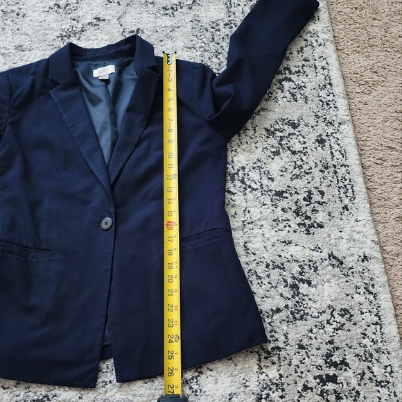 LOFT Blazer Navy Womens Size 4 - Picture 9 of 10